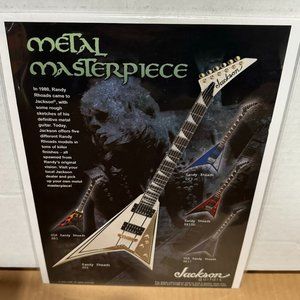 Randy Rhoads - Jackson Guitars - 2003 Print Advertisement